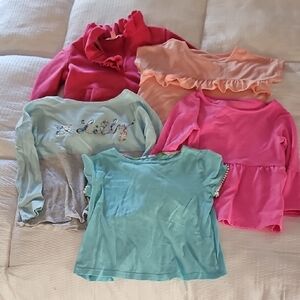 Colorful Girls' Tops Set